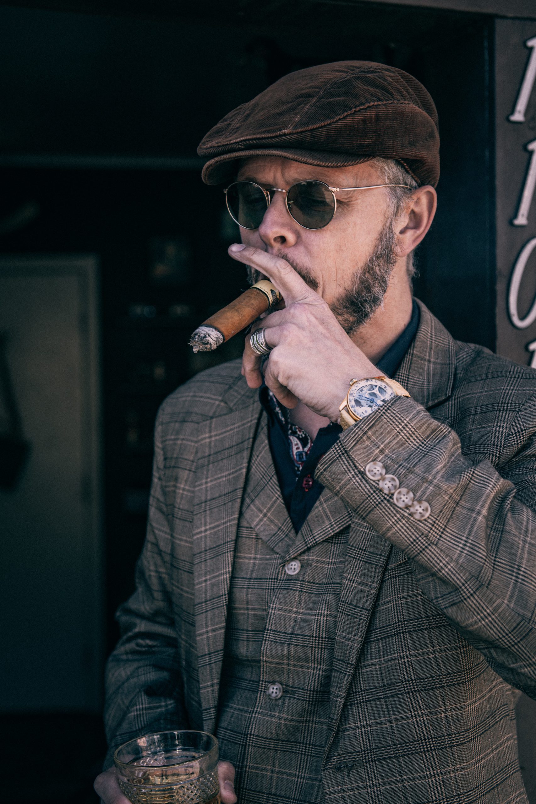 Gentleman outfit.